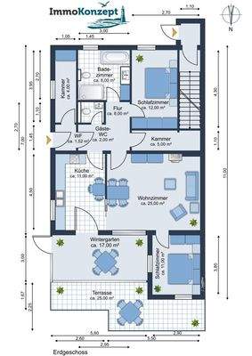 Grundriss Erdgeschoss