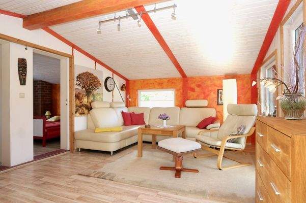 gemütlicher Wohnbereich im DG