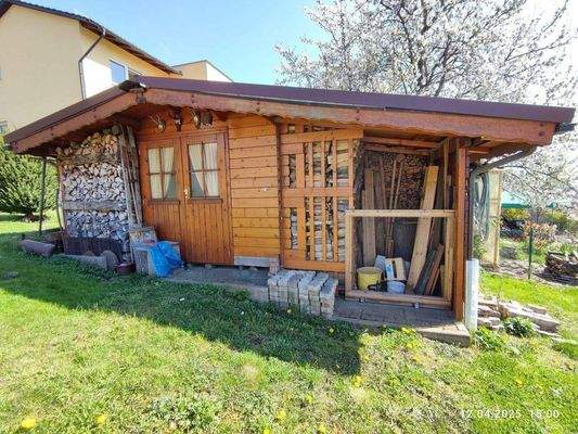 super Gartenhütte mit viel Platz