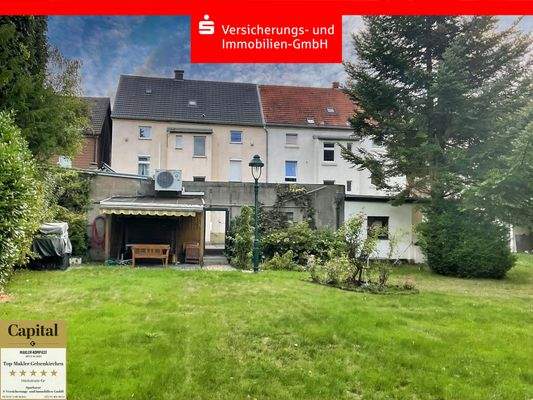 Rückwärtige Ansicht mit Gartengrundstück