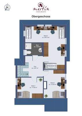 Grundriss Obergeschoss