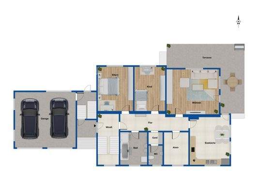 Grundriss - Erdgeschoss