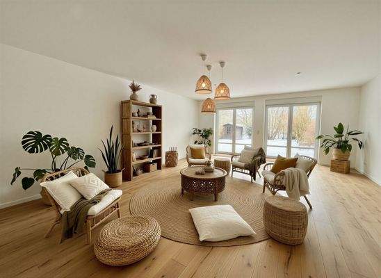 Wohn/ Esszimmer - (KI generiert)