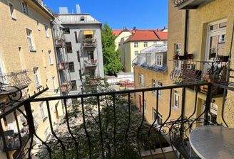 Blick vom Balkon