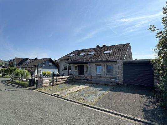 Ansicht EG-/DG-Wohnung