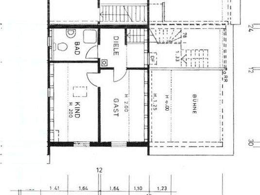 Grundriss Spitzgeschoss