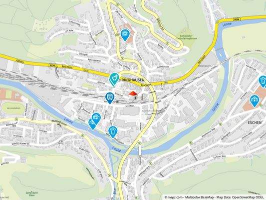 Geolyzer Kartenausschnitt