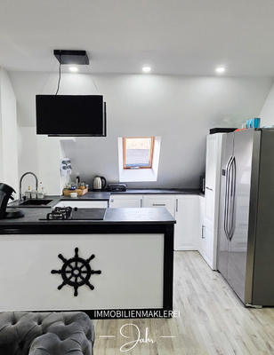 offene Küche Dachgeschoss