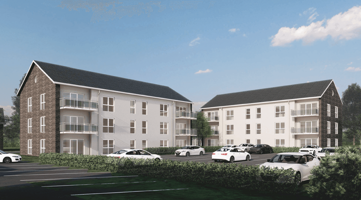 Modernes Wohngebäude