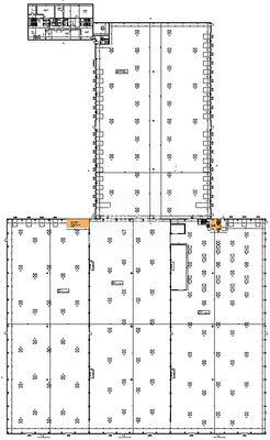 Grundriss Halle 3