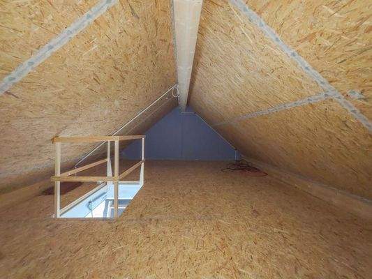 Platzreserve - Stauraum im Spitzboden -perfekt