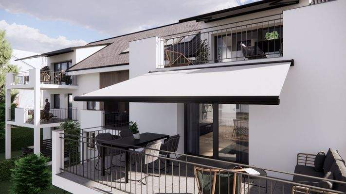 Balkon - Visualisierung,  Abweichungen möglich!