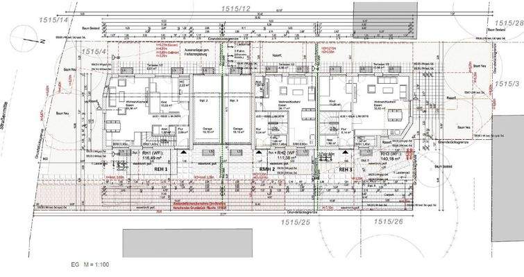 Erdgeschoss und Außenanlagen