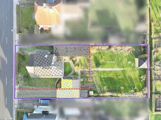 Luftbild Draufsicht Grundstück