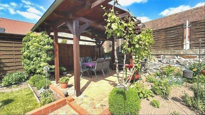 Foto-Freisitz im Garten