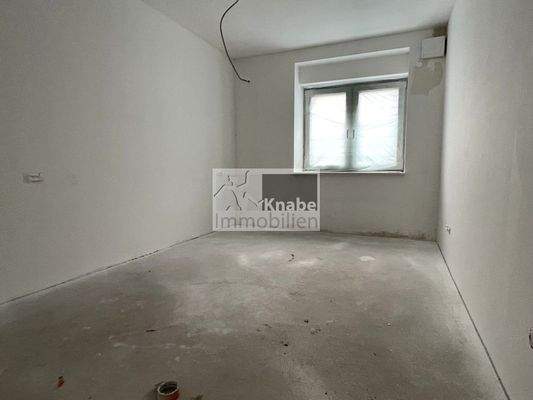 Rohbau: Schlafzimmer