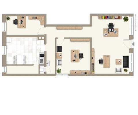 Grundrissskizze - Raumbeispiel