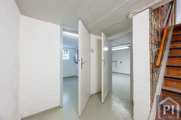 Blick in die beiden Kellerräume