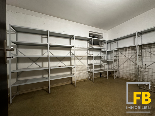 Untergeschoss: Vorratsraum