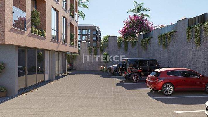City View Real Estate in a Single-Block Complex in Alanya Bektaş