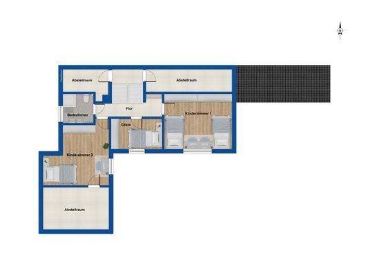 Grundriss Obergeschoss