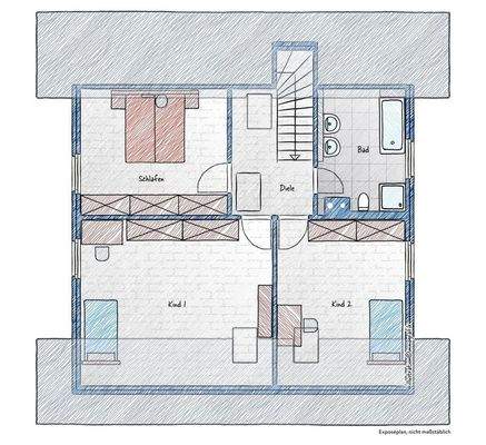 Grundriss Obergeschoss
