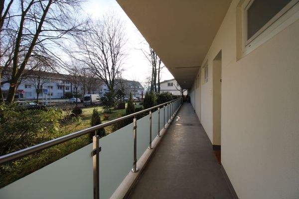 Zugang zu den Wohnungen