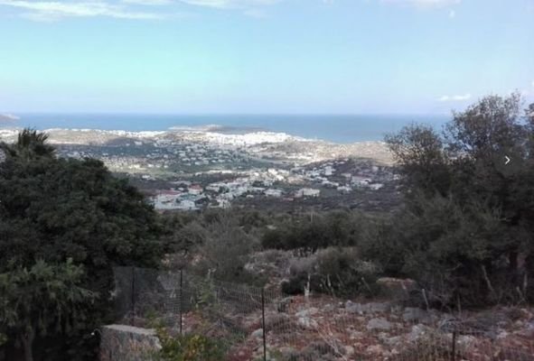 Kreta, Agios Nikolaos: Grundstück mit Baugenehmigu