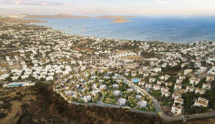 Detached Stone Villas with Sea Views in Bodrum Muğla
