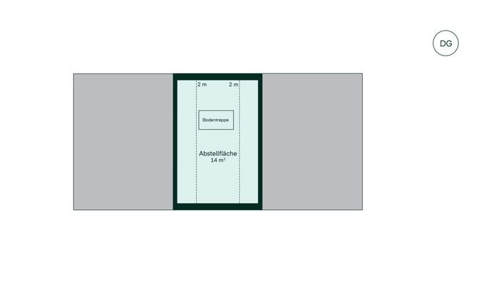Zusätzlicher Stauraum im Dachgeschoss