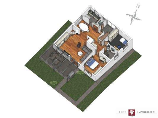 Grundriss EG (unverbindliche Illustration)