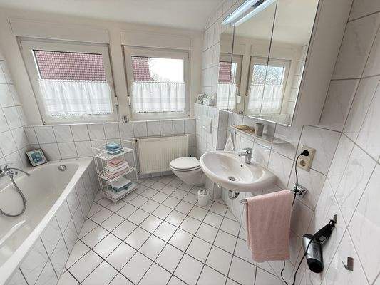 Badezimmer im Dachgeschoss