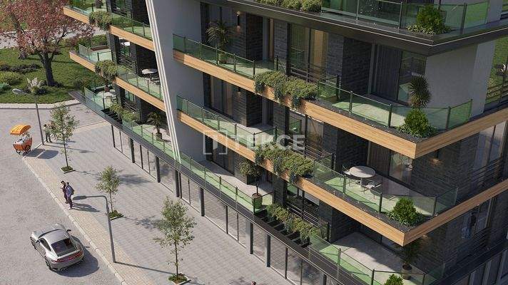 Spacious Sea-View Apartments Within a Complex in Oba Alanya