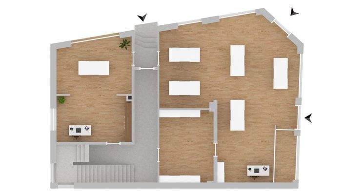 Erdgeschoss - Ladenlokal