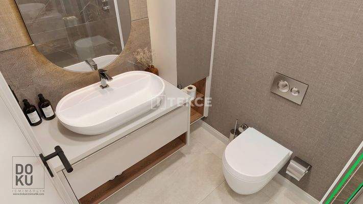 Flats in a Complex with Indoor Pool in Sincan Ankara