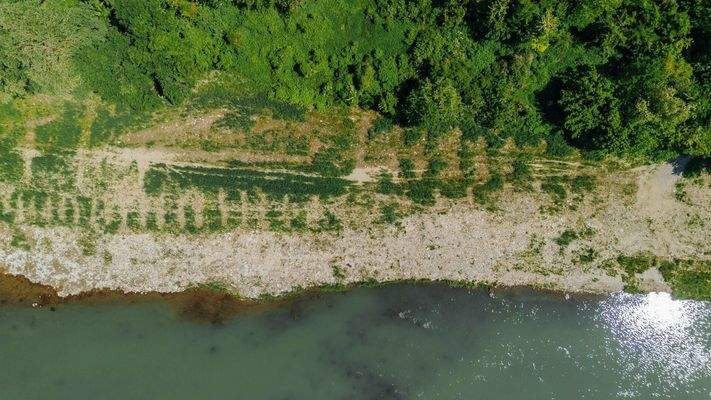 Luftansicht auf das Draufergrundstück