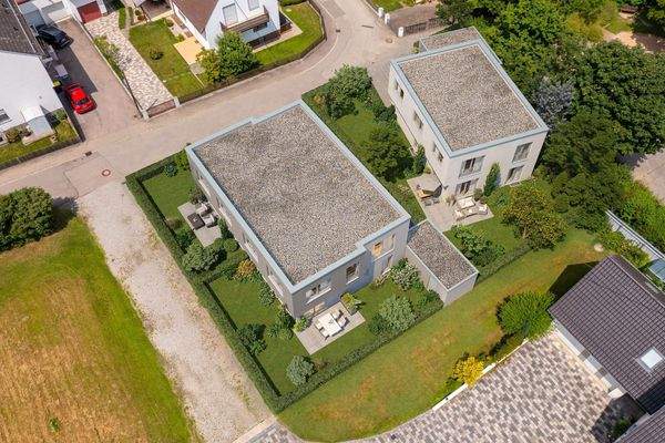 Vogelperspektive mit Nachbar