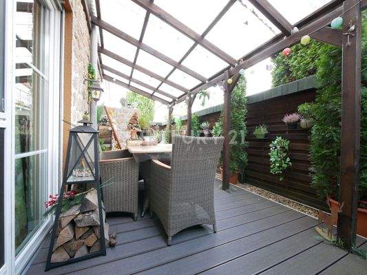 Überdachte Terrasse