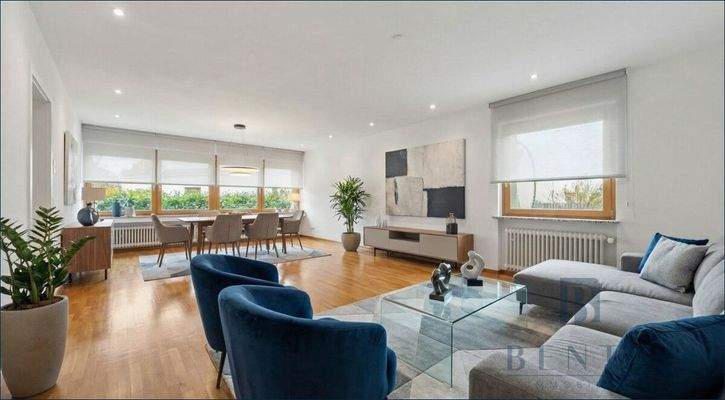 Wohnzimmer Erdgeschoss visualisiert