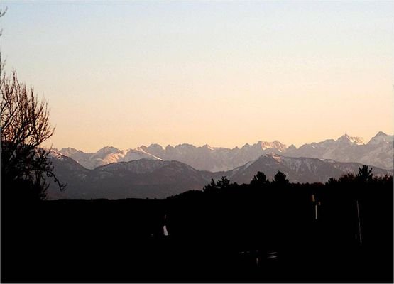 Sonnenuntergang  Karwendel