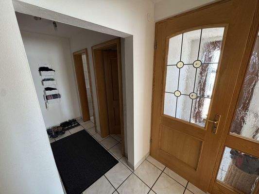 Windfang und Garderobe