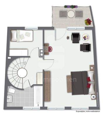 Grundriss Wohnhaus 1.OG