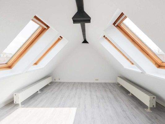 Blick in das Dachgeschoss
