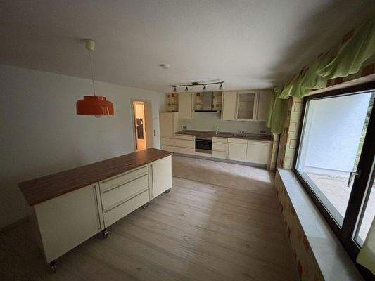 Wohnküche mit Eingang 