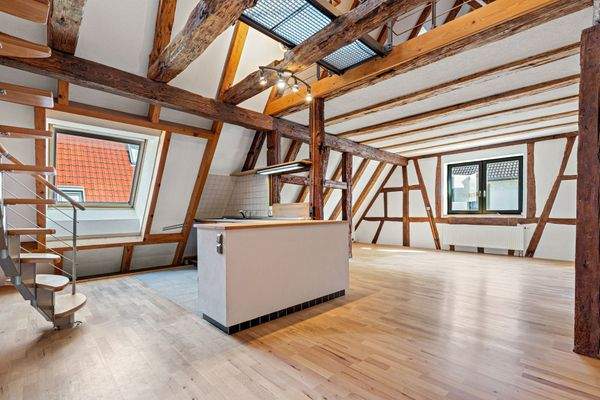 Mittlere Wohnung - Wohn- und Essbereich