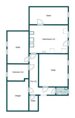 Grundriss Skizze UG