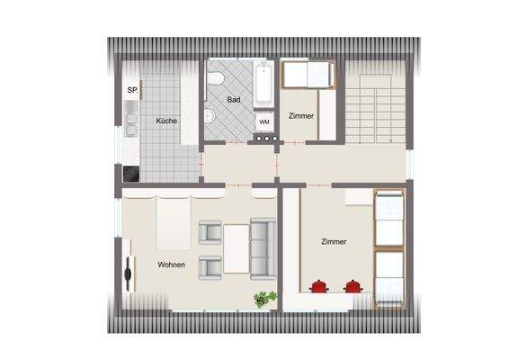 Grundriss Obergeschoss