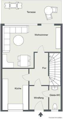 Erdgeschoss Grundriss