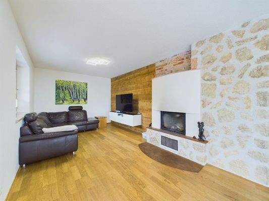 Wohnbereich / Kamin