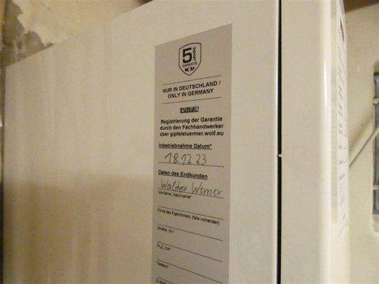 Heizung 2023 erneuert